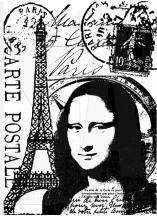 Gebruikt. Stampers Anonymous Tim Holtz Collection Como 15 Paris
